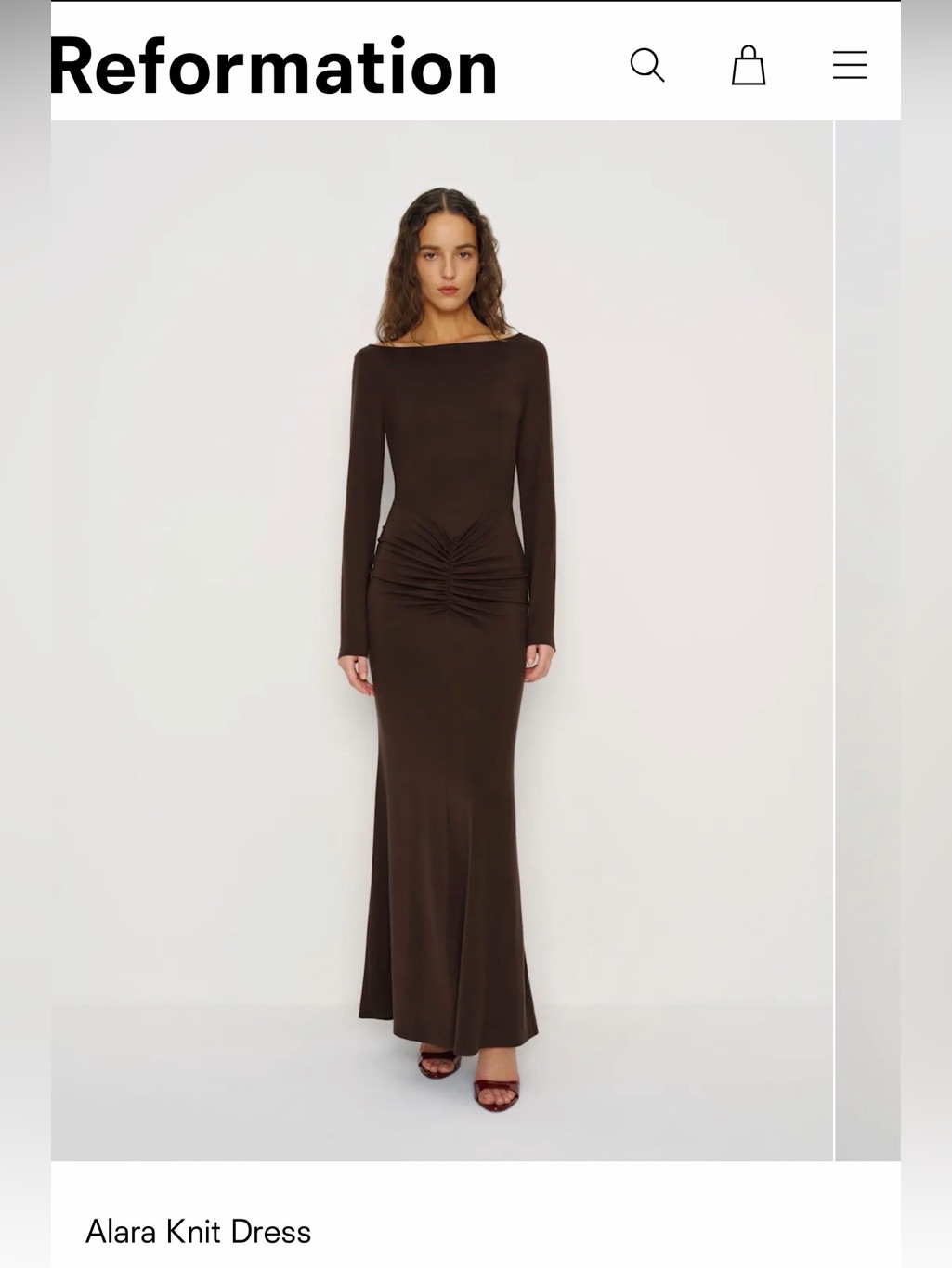 Alara Knit Dress Reformation